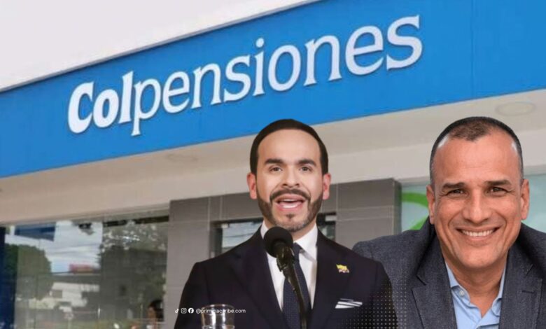 Abelardo De La Espriella y Carlos René Montoya, presidente de Colpensiones.