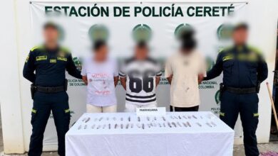 Photo of Tres capturados en expendio conocido como la Guajirita en Ciénaga de Oro