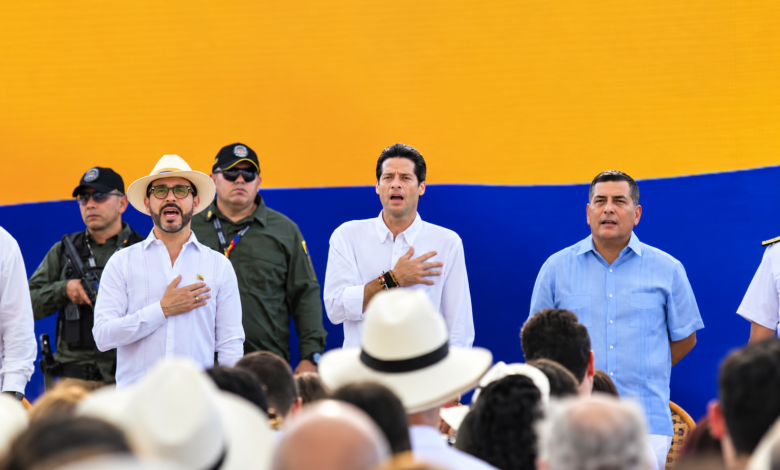 Gran Malecón del Mar de Cartagena inaugurado en el sector de Playa Azul, La Boquilla.
