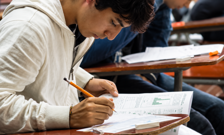 Estudiantes presentan las pruebas Saber Pro y Saber TyT del Icfes.