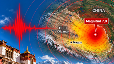 Photo of Fuerte terremoto de magnitud 7,0 sacudió el Tíbet, en China