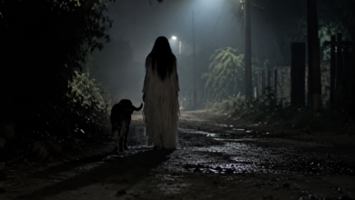 Photo of ¡De película de terror! Misteriosa mujer caminando con un perro causa temor en la Trocha La Paz