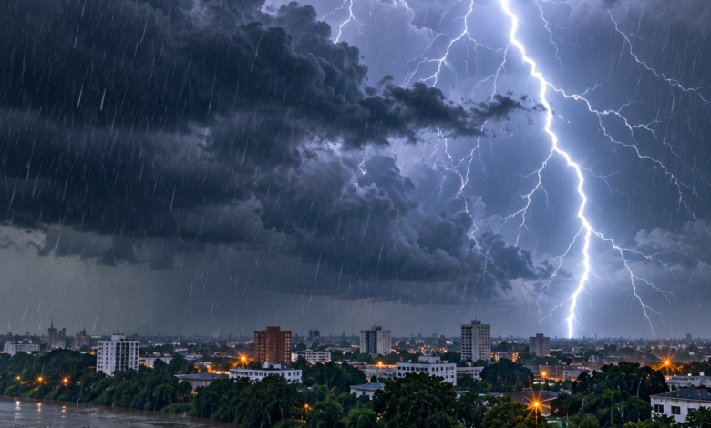 Lluvias y tormentas eléctricas en Colombia según el pronóstico del Ideam.