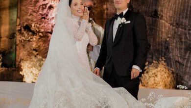 Photo of Luisa Fernanda W y Pipe Bueno se casaron en la Catedral de Sal de Zipaquirá